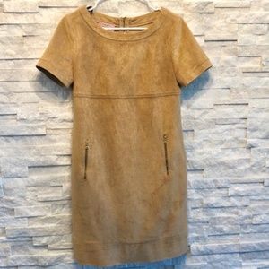 Phoebe Couture Faux Suede Dress- Size 6